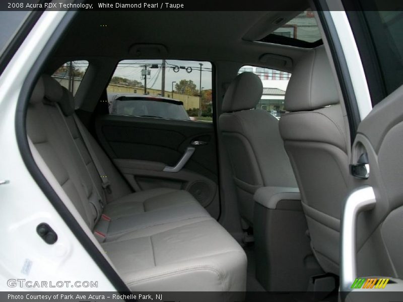 White Diamond Pearl / Taupe 2008 Acura RDX Technology