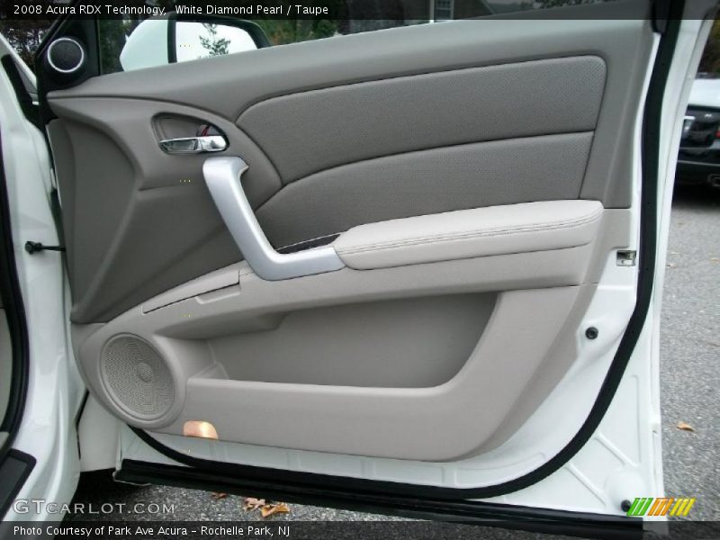White Diamond Pearl / Taupe 2008 Acura RDX Technology