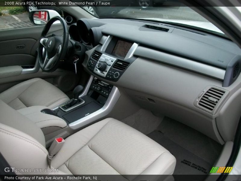 White Diamond Pearl / Taupe 2008 Acura RDX Technology