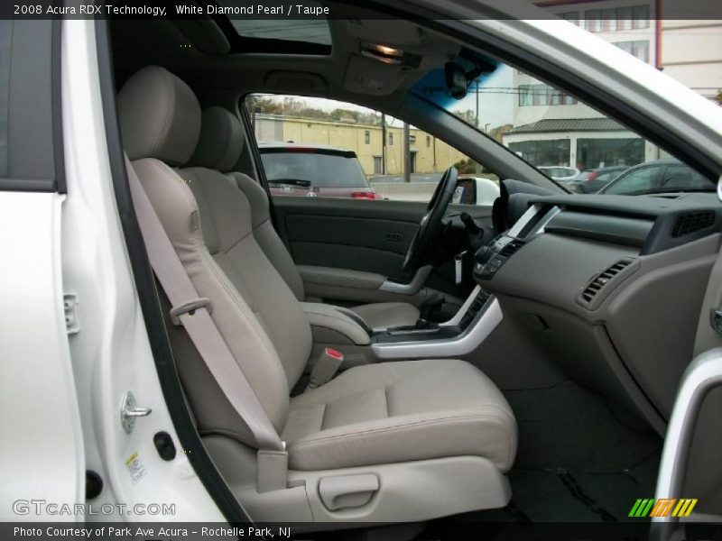 White Diamond Pearl / Taupe 2008 Acura RDX Technology
