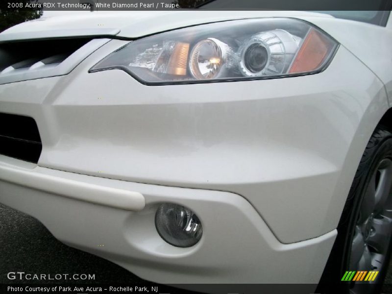 White Diamond Pearl / Taupe 2008 Acura RDX Technology