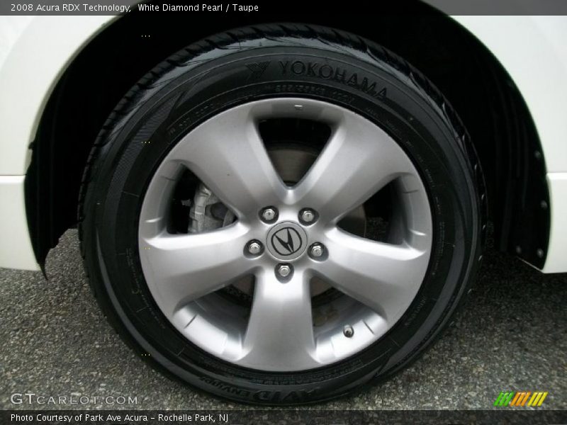 White Diamond Pearl / Taupe 2008 Acura RDX Technology