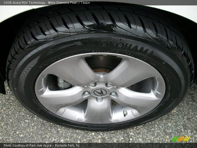 White Diamond Pearl / Taupe 2008 Acura RDX Technology