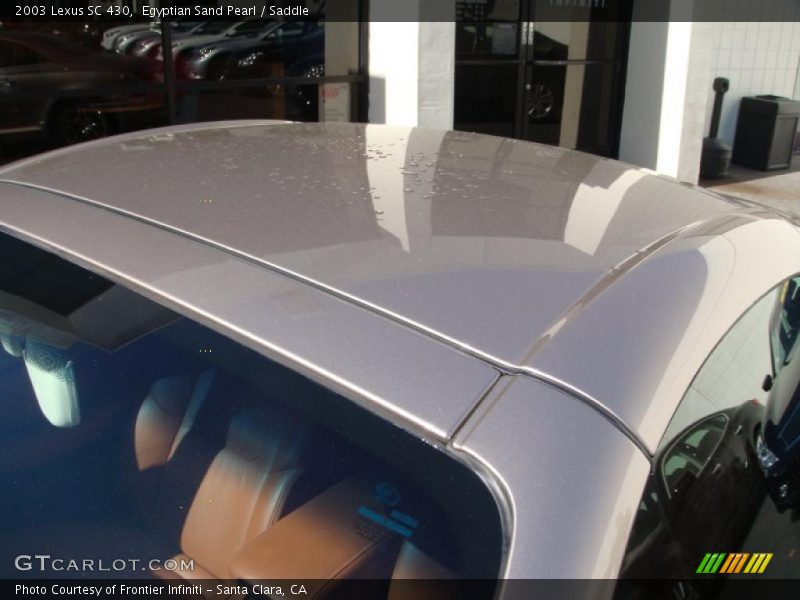 Egyptian Sand Pearl / Saddle 2003 Lexus SC 430