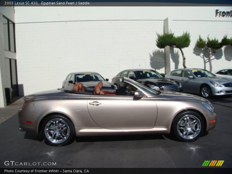 Egyptian Sand Pearl / Saddle 2003 Lexus SC 430