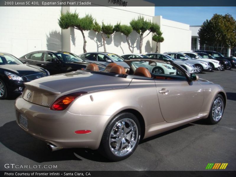 Egyptian Sand Pearl / Saddle 2003 Lexus SC 430