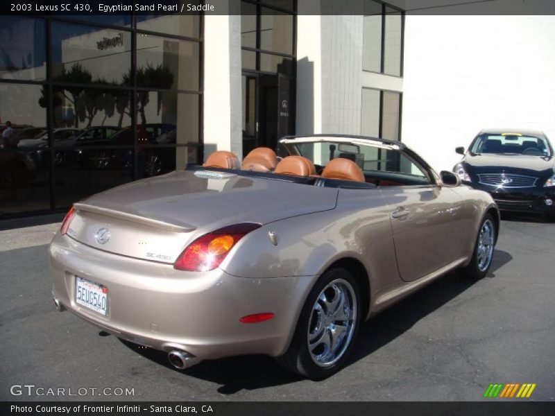 Egyptian Sand Pearl / Saddle 2003 Lexus SC 430
