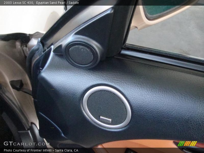 Egyptian Sand Pearl / Saddle 2003 Lexus SC 430
