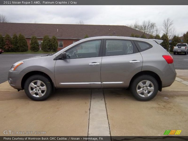 Platinum Graphite / Gray 2011 Nissan Rogue S AWD