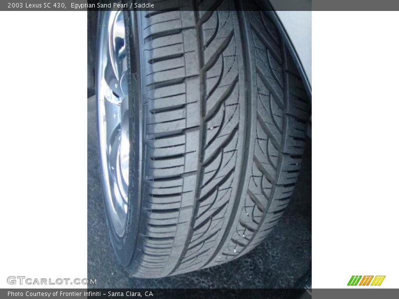 Egyptian Sand Pearl / Saddle 2003 Lexus SC 430
