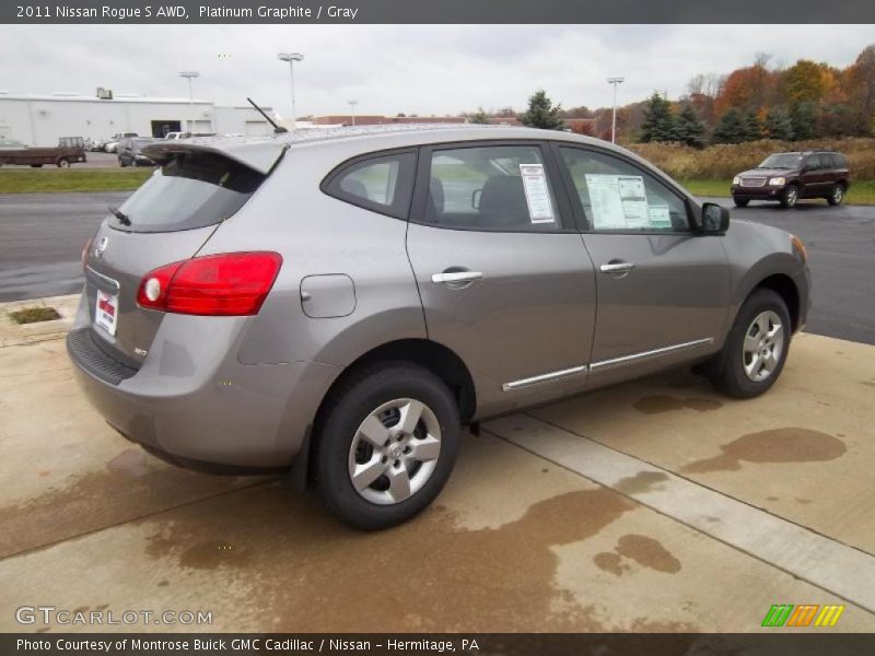 Platinum Graphite / Gray 2011 Nissan Rogue S AWD