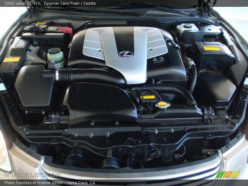  2003 SC 430 Engine - 4.3 Liter DOHC 32 Valve VVT-i V8