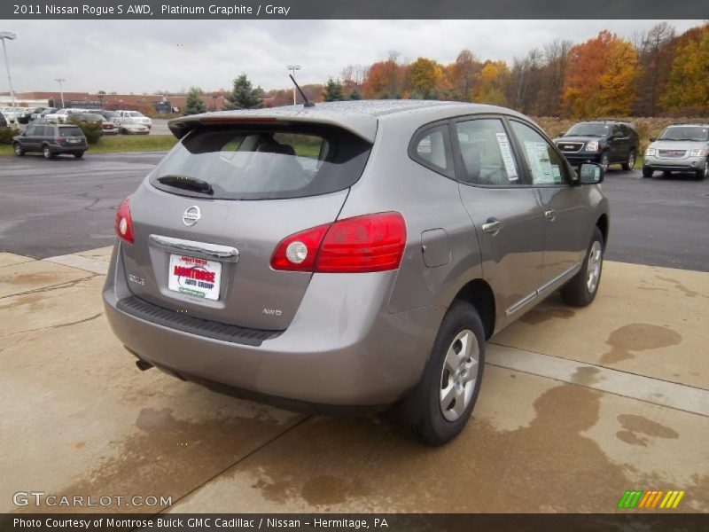 Platinum Graphite / Gray 2011 Nissan Rogue S AWD