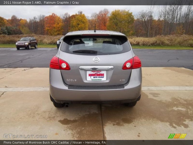 Platinum Graphite / Gray 2011 Nissan Rogue S AWD