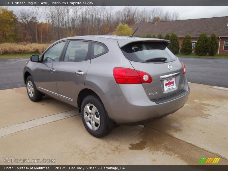 Platinum Graphite / Gray 2011 Nissan Rogue S AWD