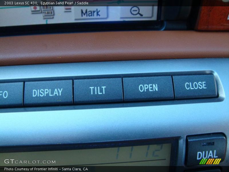 Egyptian Sand Pearl / Saddle 2003 Lexus SC 430