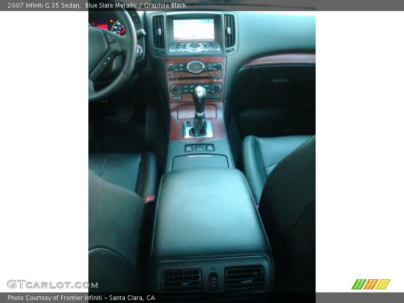 Blue Slate Metallic / Graphite Black 2007 Infiniti G 35 Sedan