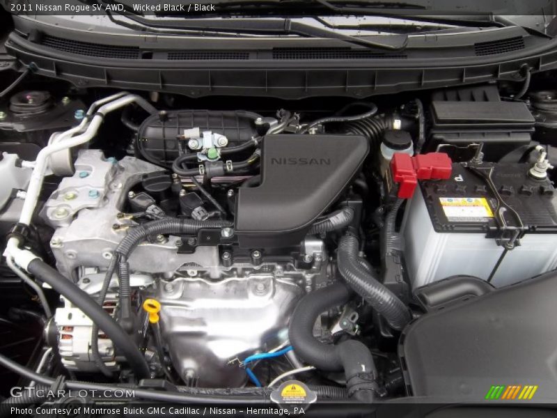  2011 Rogue SV AWD Engine - 2.5 Liter DOHC 16-Valve CVTCS 4 Cylinder