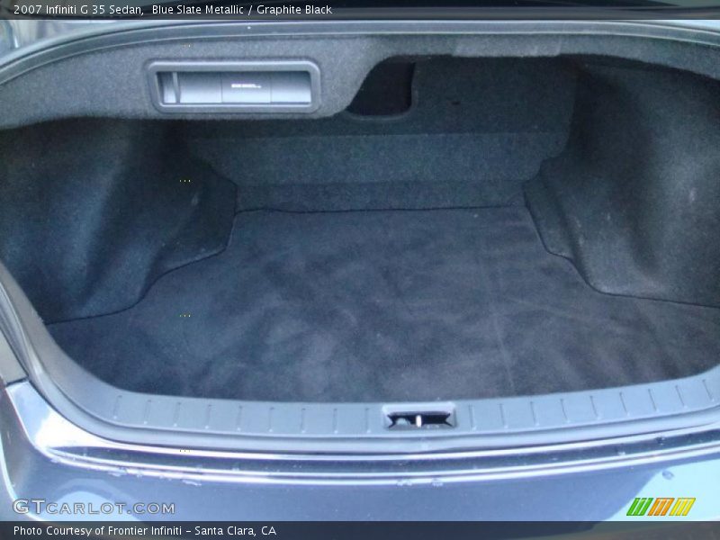 Blue Slate Metallic / Graphite Black 2007 Infiniti G 35 Sedan