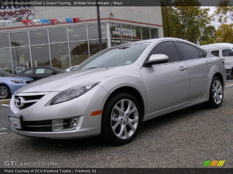 Brilliant Silver Metallic / Black 2009 Mazda MAZDA6 s Grand Touring