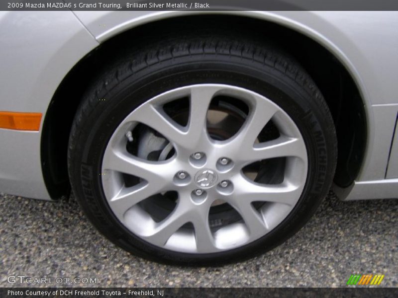 Brilliant Silver Metallic / Black 2009 Mazda MAZDA6 s Grand Touring