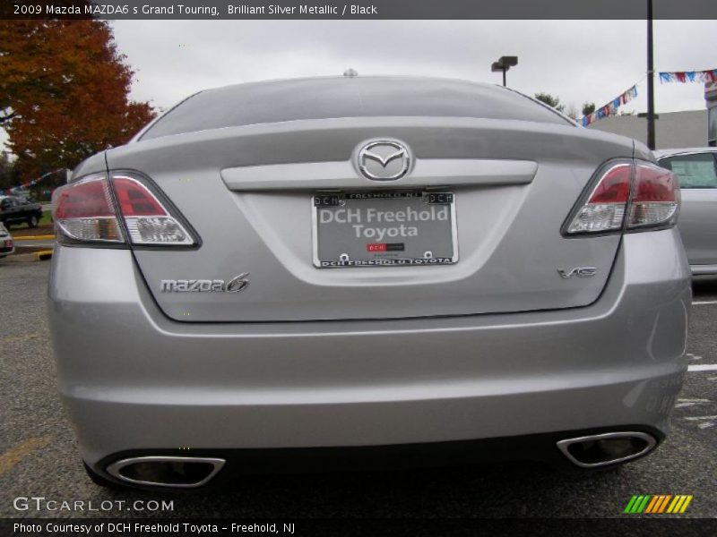 Brilliant Silver Metallic / Black 2009 Mazda MAZDA6 s Grand Touring