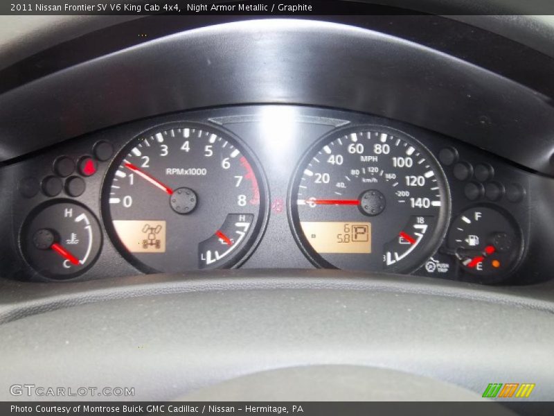  2011 Frontier SV V6 King Cab 4x4 SV V6 King Cab 4x4 Gauges