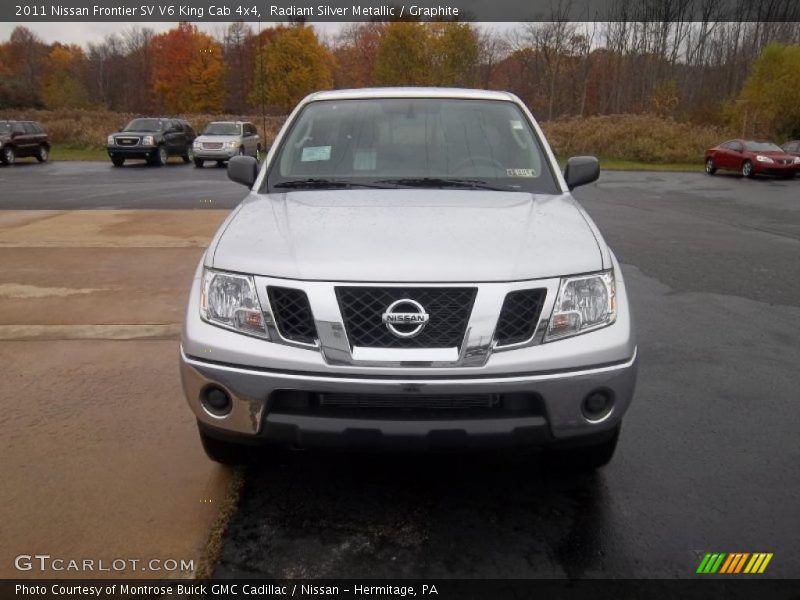 Radiant Silver Metallic / Graphite 2011 Nissan Frontier SV V6 King Cab 4x4