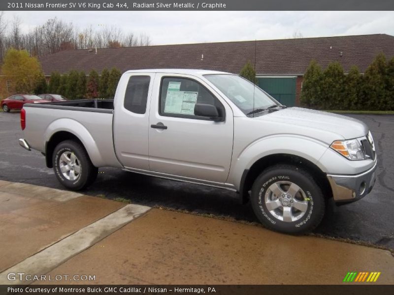 Radiant Silver Metallic / Graphite 2011 Nissan Frontier SV V6 King Cab 4x4