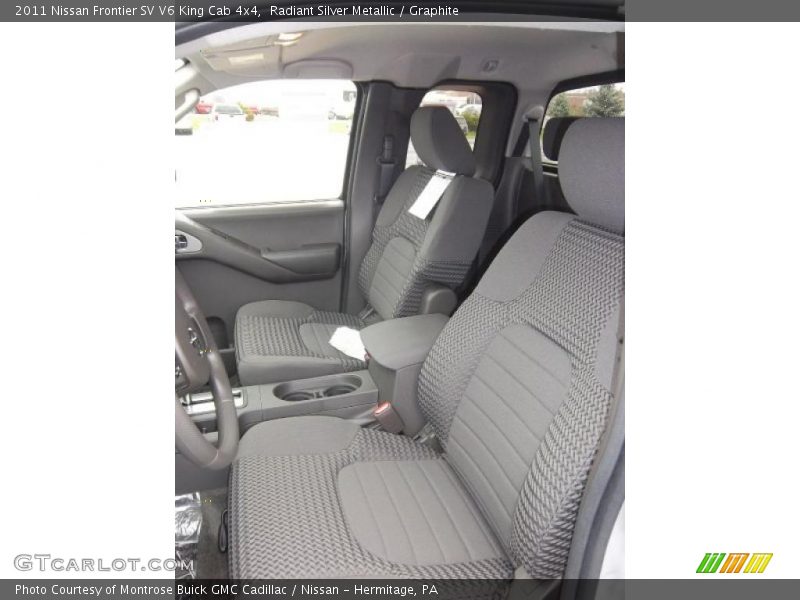Radiant Silver Metallic / Graphite 2011 Nissan Frontier SV V6 King Cab 4x4