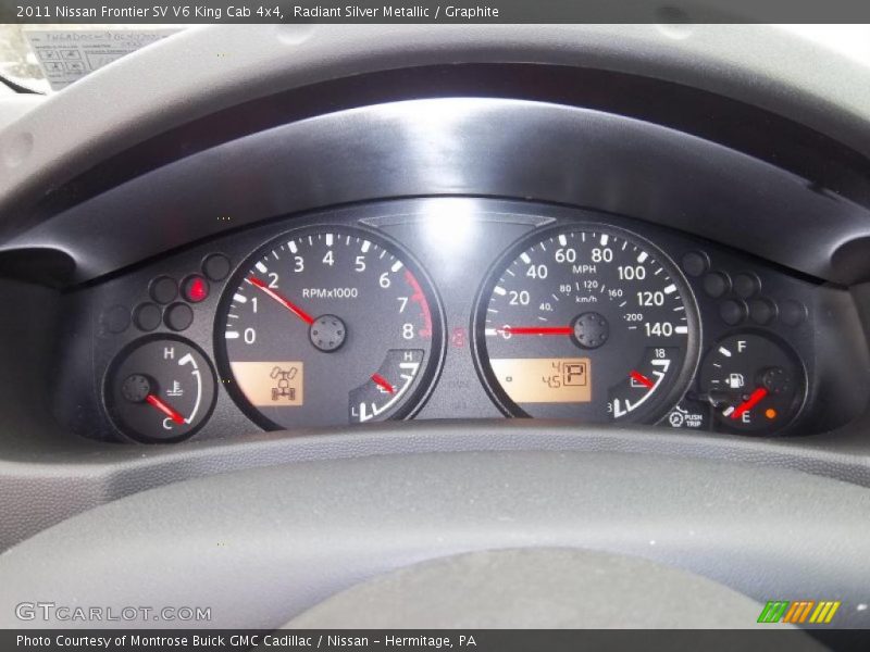  2011 Frontier SV V6 King Cab 4x4 SV V6 King Cab 4x4 Gauges