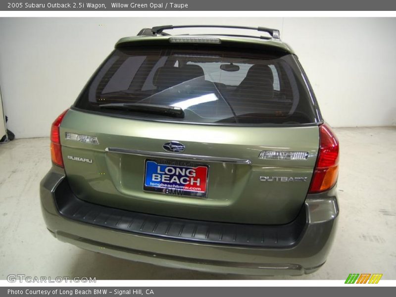 Willow Green Opal / Taupe 2005 Subaru Outback 2.5i Wagon