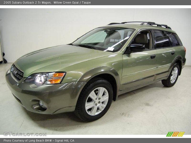 Willow Green Opal / Taupe 2005 Subaru Outback 2.5i Wagon