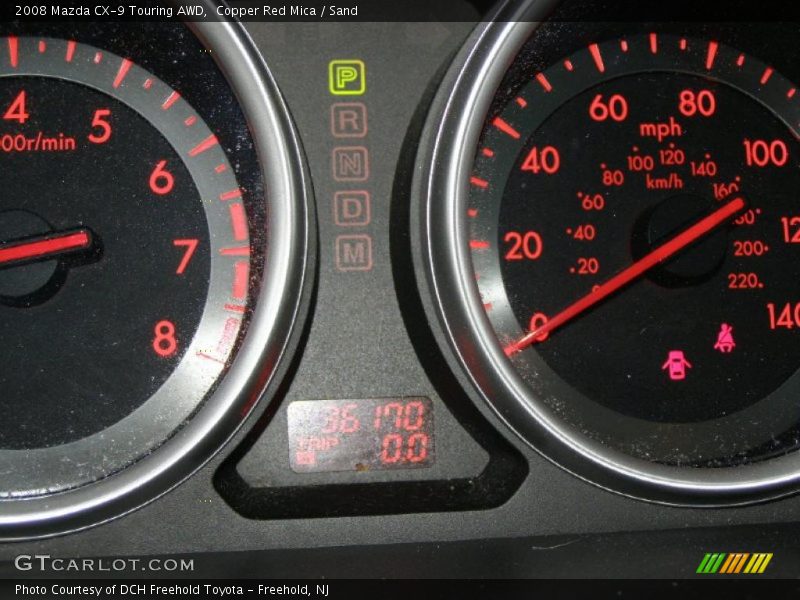 Copper Red Mica / Sand 2008 Mazda CX-9 Touring AWD