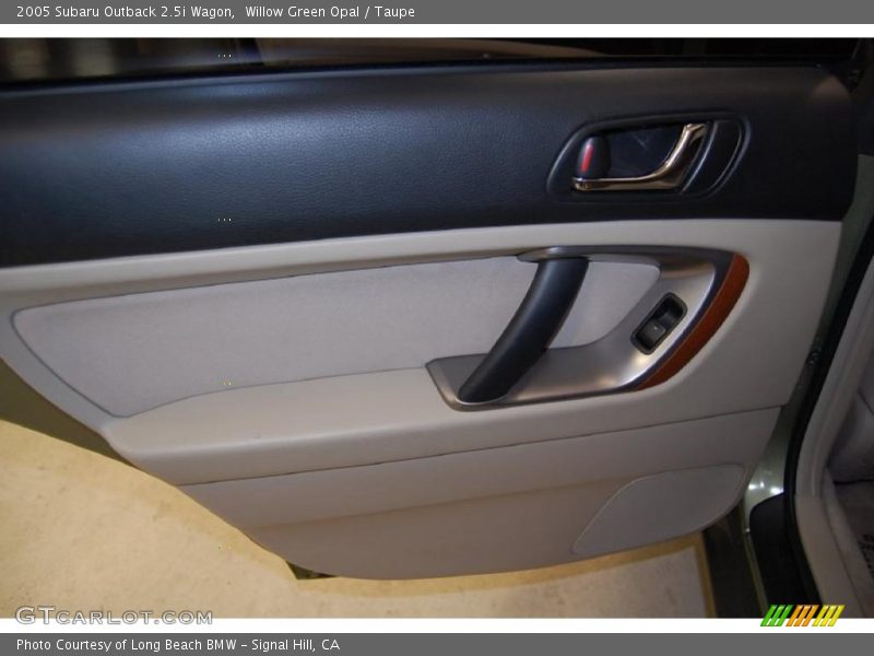 Willow Green Opal / Taupe 2005 Subaru Outback 2.5i Wagon
