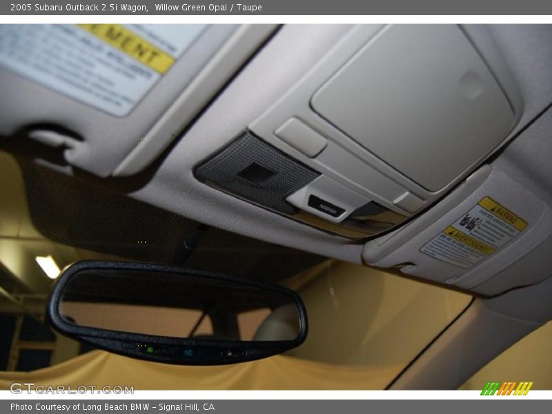 Willow Green Opal / Taupe 2005 Subaru Outback 2.5i Wagon