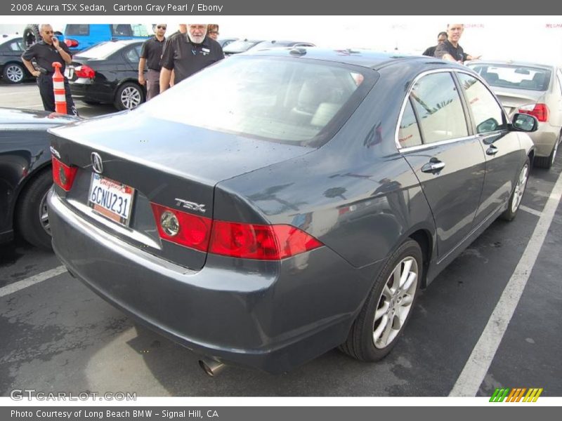 Carbon Gray Pearl / Ebony 2008 Acura TSX Sedan
