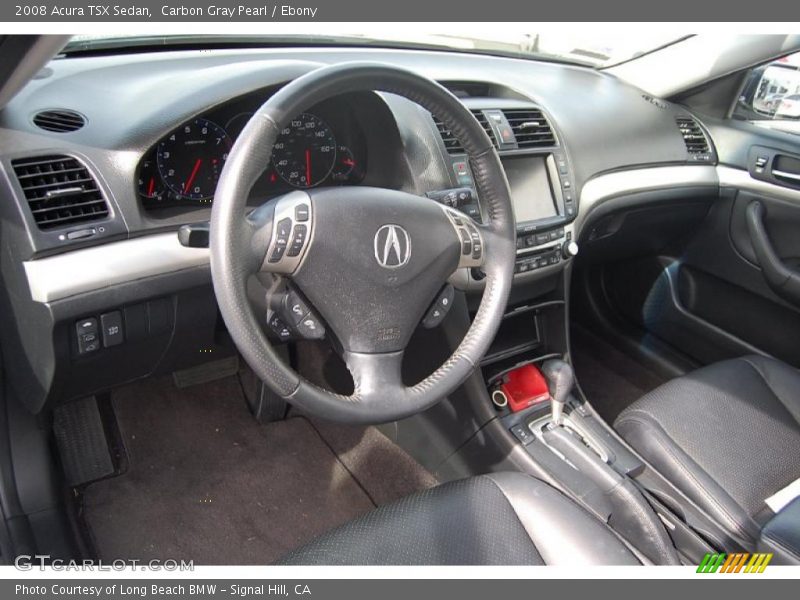 Carbon Gray Pearl / Ebony 2008 Acura TSX Sedan
