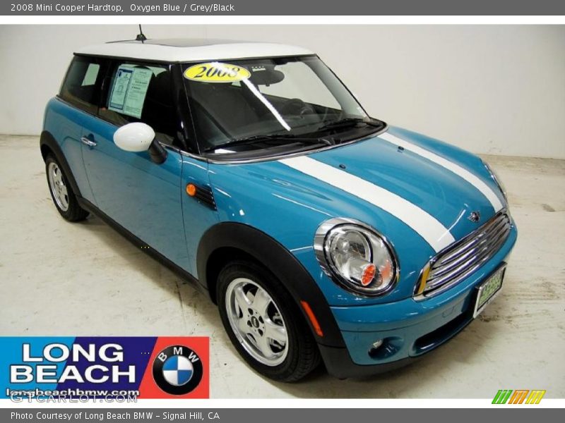 Oxygen Blue / Grey/Black 2008 Mini Cooper Hardtop