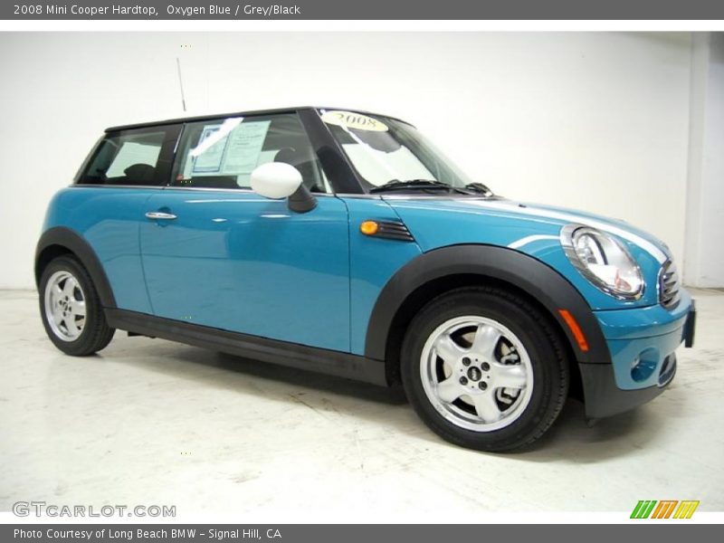 Oxygen Blue / Grey/Black 2008 Mini Cooper Hardtop