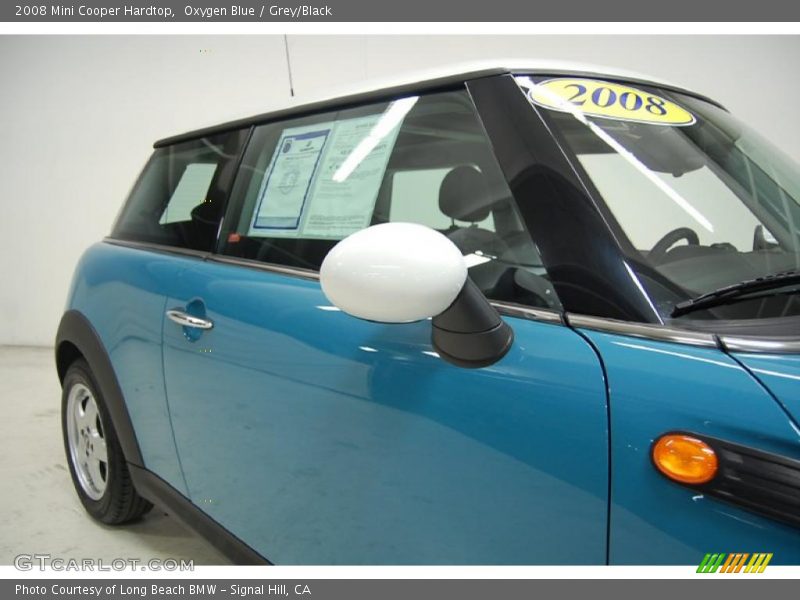Oxygen Blue / Grey/Black 2008 Mini Cooper Hardtop