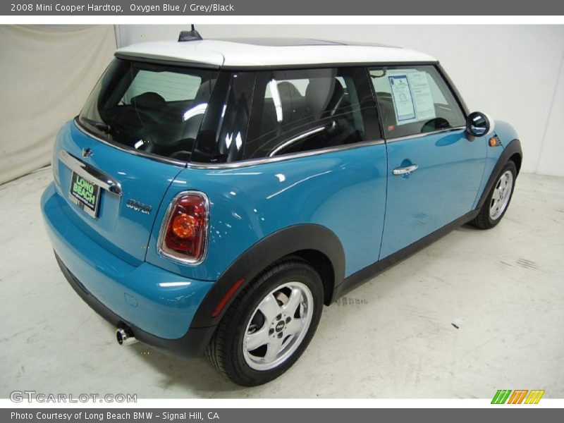 Oxygen Blue / Grey/Black 2008 Mini Cooper Hardtop