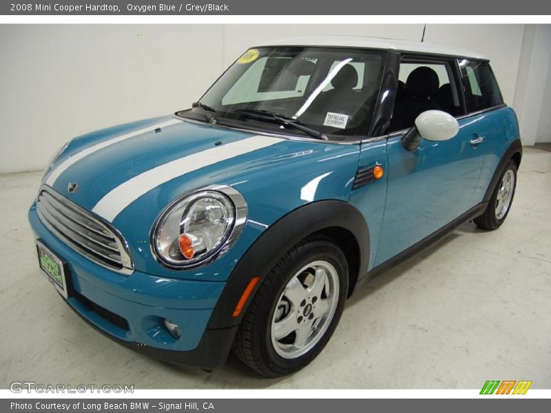 Oxygen Blue / Grey/Black 2008 Mini Cooper Hardtop