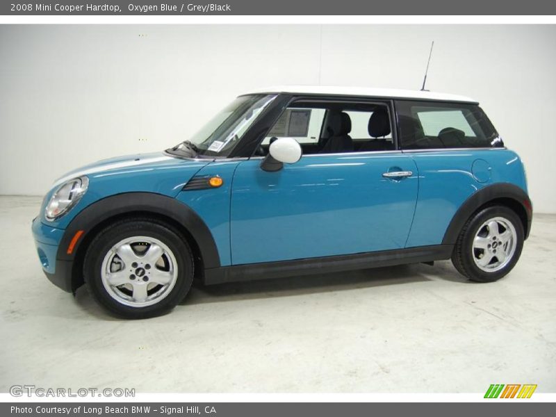 Oxygen Blue / Grey/Black 2008 Mini Cooper Hardtop