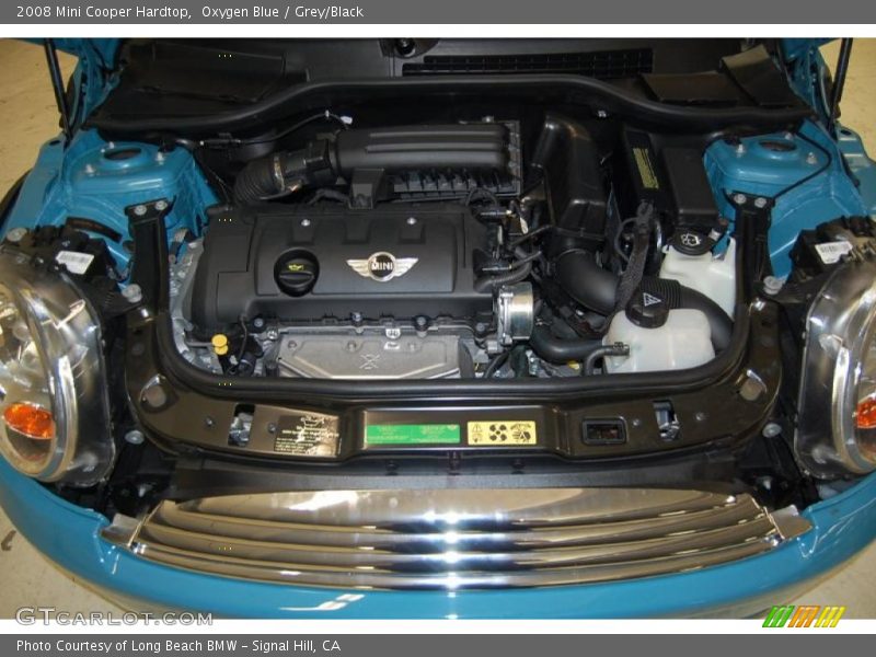 Oxygen Blue / Grey/Black 2008 Mini Cooper Hardtop