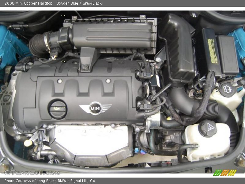 Oxygen Blue / Grey/Black 2008 Mini Cooper Hardtop