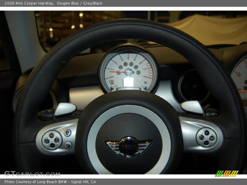 Oxygen Blue / Grey/Black 2008 Mini Cooper Hardtop