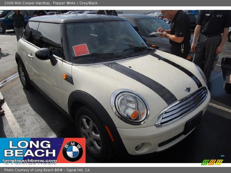 Pepper White / Grey/Black 2008 Mini Cooper Hardtop