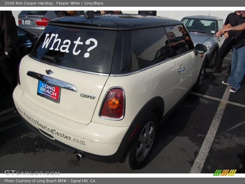 Pepper White / Grey/Black 2008 Mini Cooper Hardtop