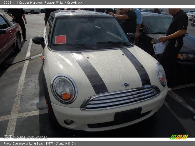 Pepper White / Grey/Black 2008 Mini Cooper Hardtop